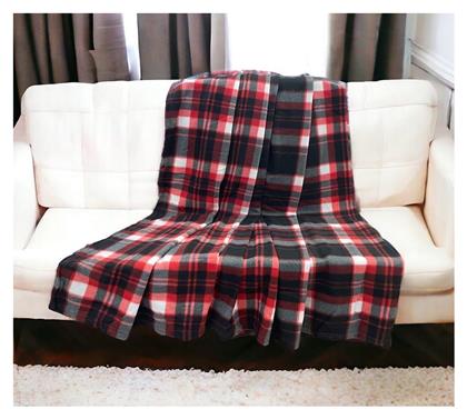 Linea Home Διπλή 200x220εκ. Aurora Κόκκινη
