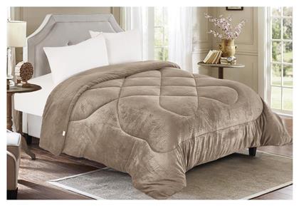 Linea Home Κουβερτοπάπλωμα Υπέρδιπλο 220x240εκ. Μπεζ