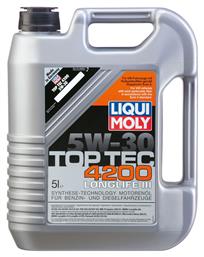 Liqui Moly Λάδι Αυτοκινήτου Top Tec 4200 5W-30 C3 για κινητήρες Diesel 5lt από το Saveltrade