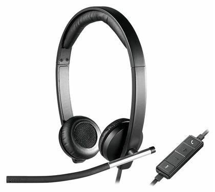 Logitech H650e On Ear Multimedia Ακουστικά με μικροφωνο και σύνδεση USB