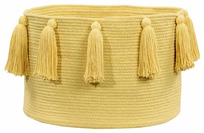 Lorena Canals Basket Tassels Yellow