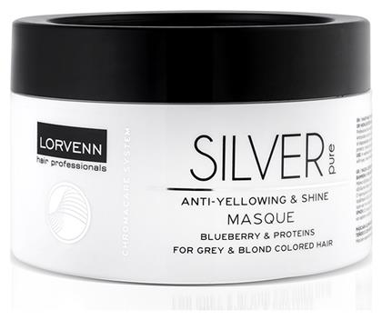 Lorvenn Μάσκα Μαλλιών Silver Anti-Yellowing & Shine για Προστασία Χρώματος 500ml