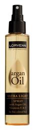 Lorvenn Ultra Light Spray Argan Λάδι Μαλλιών για Επανόρθωση 125ml