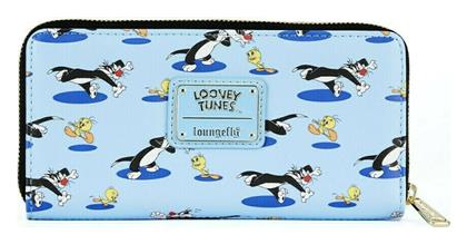 Loungefly Looney Tune Tweety & Sylvester Παιδικό Πορτοφόλι Κερμάτων με Φερμουάρ για Αγόρι Γαλάζιο LTWA0005 από το Designdrops