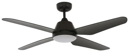 Lucci Air Aria IR 47W με Φως 122cm Μαύρος