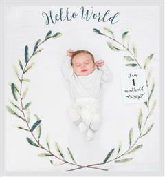 Lulujo Σεντόνι Φωτογράφισης Μωρού ''Hello World''