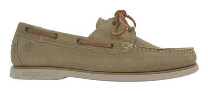 Lumberjack Suede Ανδρικά Boat Shoes σε Μπεζ Χρώμα