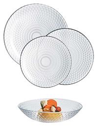 Luminarc Pampille Σερβίτσιο Πιάτων από Πορσελάνη 18τμχ