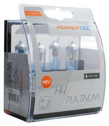 M-Tech Λάμπες Αυτοκινήτου & Μοτοσυκλέτας Powertec Platinum +130% H4 Αλογόνου 4000K Φυσικό Λευκό 12V 60W 2τμχ