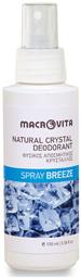 Macrovita Breeze Αποσμητικός Κρύσταλλος σε Spray 100ml