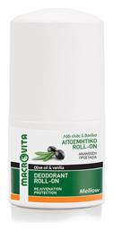 Macrovita Deodorant Roll-on Mellow Olive Oil & Vanilla Αποσμητικό Roll-on 50ml