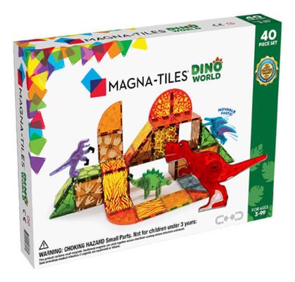 Magna-Tiles Μαγνητικό Παιχνίδι Κατασκευών Dino World για Παιδιά 3+ Ετών