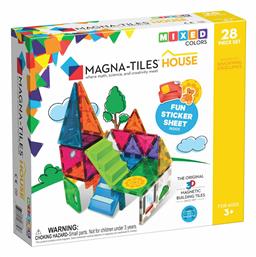 Magna-Tiles Μαγνητικό Παιχνίδι Κατασκευών Mixed Colors για Παιδιά 3+ Ετών