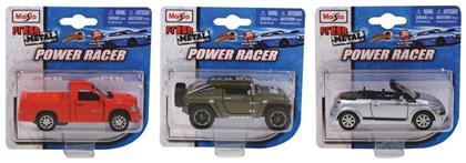 Maisto Αυτοκινητάκι Power Racer για 3+ Ετών Pull Back (Διάφορα Σχέδια) 1τμχ