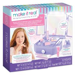 Make It Real Light Up Mirrored Vanity & Cosmetic Set