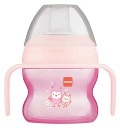 Mam Starter Cup 462 Εκπαιδευτικό Μπιμπερό Πλαστικό με Λαβές Ροζ για 4m+ 150ml