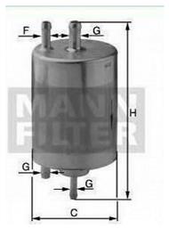 Mann Filter Φίλτρο Βενζίνης Α4 1.8Τ+Quattro 00-