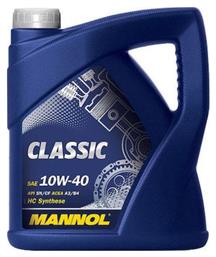 Mannol Classic Ημισυνθετικό Λάδι 10W-40 4lt
