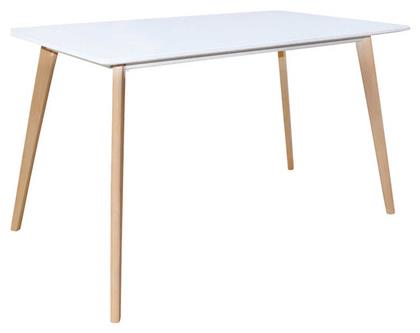 Martin Τραπεζαρίας Φυσικό, Άσπρο 120x70x75εκ. Ε7101,1 από το Esmarket