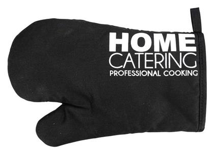 Marva Home Catering Γάντι Κουζίνας Υφασμάτινο σε Μαύρο Χρώμα