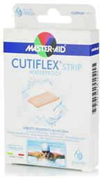 Master Aid Cutiflex Strip Αδιάβροχα Αυτοκόλλητα Επιθέματα 8.6x3.9cm