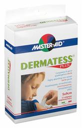 Master Aid Dermatess Plus Αποστειρωμένες Γάζες 5x9cm 12τμχ