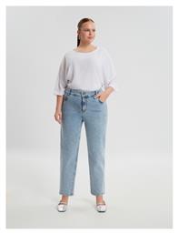 Mat Fashion Γυναικείο Jean Παντελόνι Mom Fit Light Blue