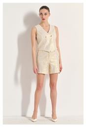 Matis Fashion Εκρού Γυναικείο Γιλέκο