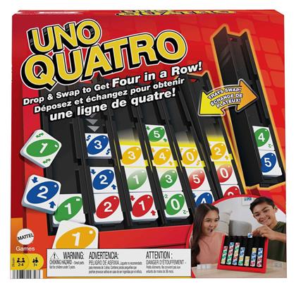 Mattel Επιτραπέζιο Παιχνίδι 16 Uno Quatro για 2-4 Παίκτες 7+ Ετών από το BlablaToys