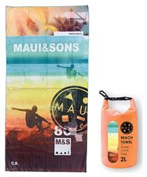 Maui & Sons Venice Beach Πετσέτα Σώματος Microfiber Πολύχρωμο 180x90εκ.