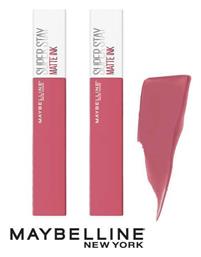 Maybelline Super Stay Matte Ink 2τμχ Σετ Long Lasting Liquid Κραγιόν Matte 15 Lover