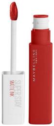Maybelline Super Stay Matte Ink Long Lasting Liquid Κραγιόν Matte 118 Dancer 5ml