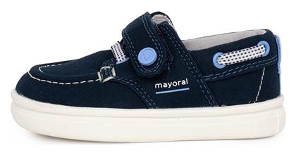 Mayoral Suede Παιδικά Μοκασίνια με Σκρατς Μπλε από το SerafinoShoes