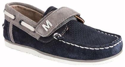 Mayoral Suede Παιδικά Μοκασίνια με Σκρατς Navy Μπλε από το SerafinoShoes