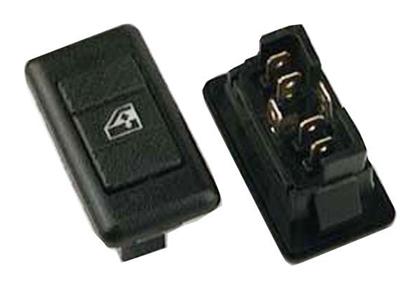 Mcar Διακόπτης Παραθύρων Αυτοκινήτου 12V Universal 6pin Μαύρο