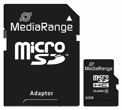 MediaRange MR959 microSDHC 32GB Class 10 A1 High Speed