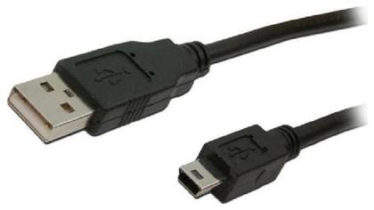 MediaRange USB 2.0 Cable USB-A male - mini USB-B male 1.5m (MRCS113)