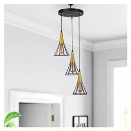 Megapap Havana Κρεμαστό Φωτιστικό Μαύρο 30x30x112εκ. από το Designdrops