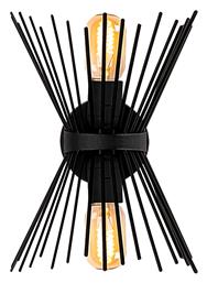 Megapap Kirpi Φωτιστικό Τοίχου Μαύρο 23x23x5εκ.