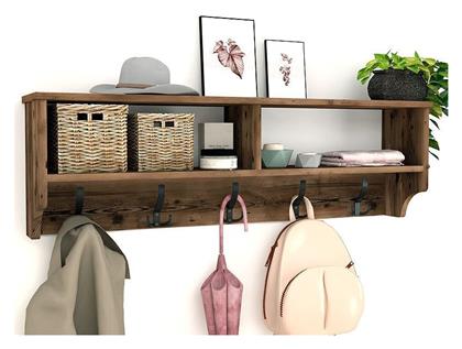 Megapap Κρεμάστρα Τοίχου Ottila Ξύλινη 15 Θέσεων 120x22x37cm