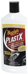 Meguiar's Αλοιφή Καθαρισμού για Φανάρια Plast-X Clear Plastic Cleaner & Polish 296ml