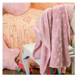 Melinen Κουβέρτα Κούνιας Starito Fleece Pink 107x160cm από το Spitishop