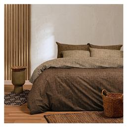 Melinen Σετ Υπέρδιπλο 4τμχ 160x200+32εκ. με Λάστιχο Amar Olive