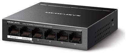 Mercusys MS106LP v1 Unmanaged L2 PoE+