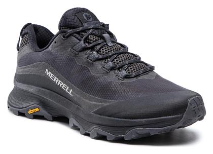 Merrell Moab Speed Ανδρικά Ορειβατικά Παπούτσια Μαύρα