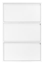 Μεταλλική με 3 Ράφια 65.5x15.5x103.5cm