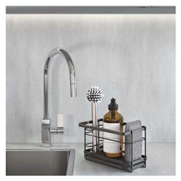 Metaltex Στραγγιστήρι για Μαχαιροπίρουνα από Μέταλλο σε Μαύρο Χρώμα 22x13x14cm