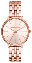 Michael Kors Pyper Ρολόι με Ροζ Χρυσό Μεταλλικό Μπρασελέ