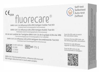 Microprofit Biotech Fluorecare SARS-COV-2 & Influenza A/B & RSV Antigen Combo Self Test Covid, Γρίπης & RSV 1τμχ