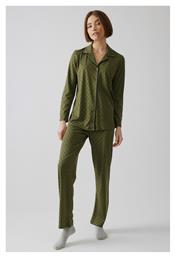 Minerva Χειμερινό Γυναικείο Σετ Πιτζάμας Βαμβακερό